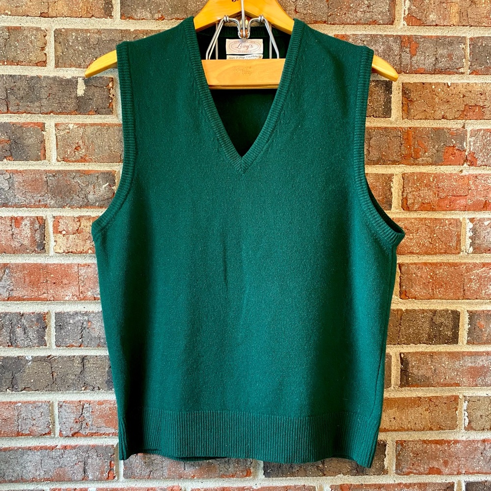 Men’s M 100% Cashmere Sweater Vest from Levy’s Nashville